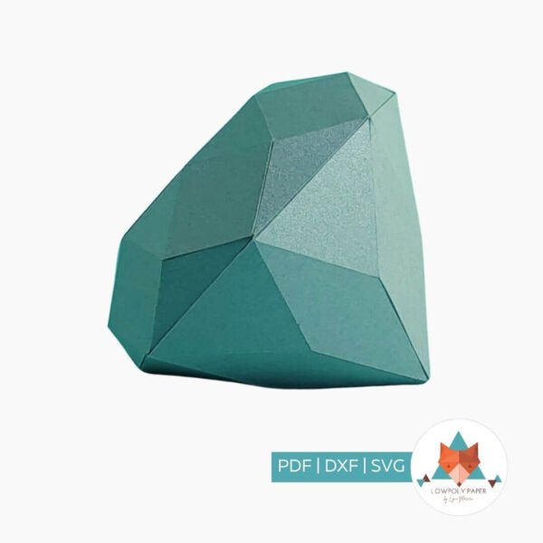 DIAMANTE - PAPERCRAFT LOWPOLY (PDF/DXF/SVG)